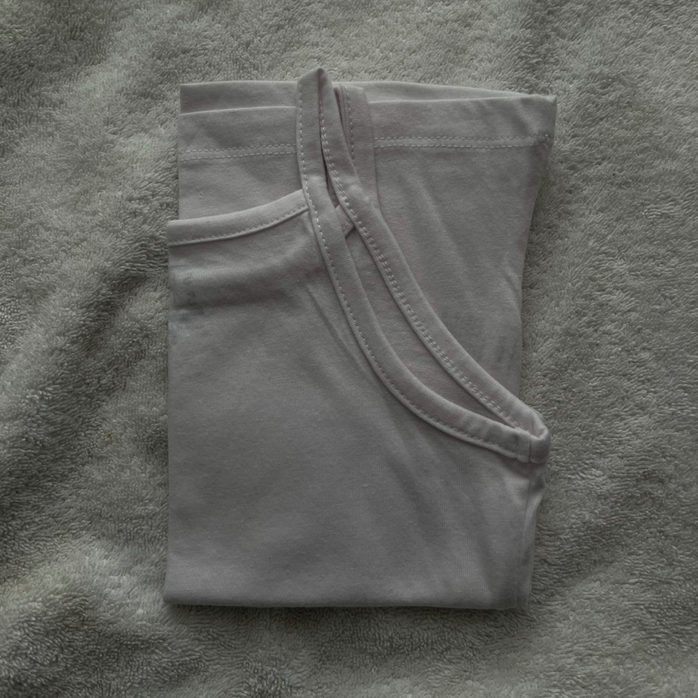 Girls White Tank Top